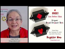 Origami Boxes • Live Session with Leyla