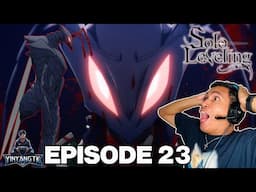 The Ant Of Destruction│Solo Leveling Episode 23 REACTION│Ore Dake Level Up na Ken