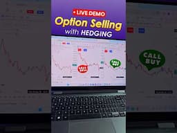 Best Option Selling Strategy for Beginners | Hedging Kaise kare? #trading #shorts