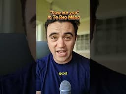 "How are you" in Te Reo Māori
