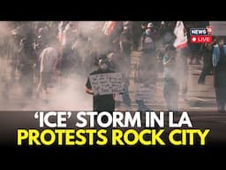 ICE Protest LIVE | Smoke Bombs, Protests, Arrests: Tensions Soar In LA After  'No Kings' Protests