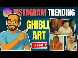 INSTAGRAM Trending Ghibli art Image Create with 1 Click | Ghibli style Image Generator
