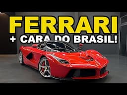 A FERRARI mais CARA do BRASIl! Ferrari LAFERRARI no Centro Técnico da AVG Protection!