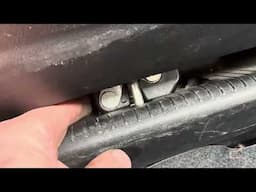 How to access Fiat Punto tailgate if it won’t open from outside - manual release