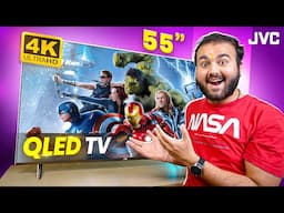 Best 55" 4K QLED Android TV under ₹30K 🤯 - JVC AI Vision Series