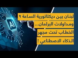 لبنان بين ديكتاتورية الساعة 9 ومداولات البرلمان... الخطاب تحت مجهر الذكاء الاصطناعي!