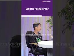 What is a Palindrome? 🤔 (Explained) | #freshers #shorts