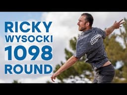Ricky Wysocki • Nearly 1100 Rated Round • His First Discraft Event • Shelly Sharpe • Solo Round