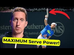 How to pronate for POWERFUL serves! Tennis Lesson