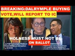 BREAKING:CONVICTED CRIMINAL DALRYMPLE BUYING VOTES, WILL REPORT TO IC. HOLNESS MUST NOT BE ON BALLOT
