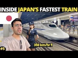 FASTEST Train ride in JAPAN 🇯🇵 500+kms in 2hours!! 😱