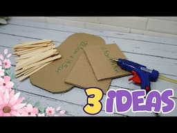When I need joy, I craft! Try these 3 fun cardboards DIY projects!