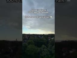 This Is Why You Never Trust Vienna’s Sunshine 😅