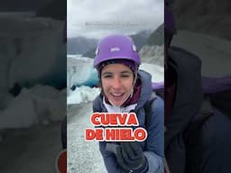 ¿Te animarías a meterte adentro de una cueva de hielo? 😱
