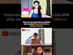 Pakistani media ko expose kr diya #poojareacts #pakistanimedia #s400 #trendingshot #operationsindoor