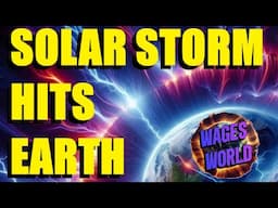 EARTH HIT WITH HIGH SPEED PARTICLES FORM SUN CAUSING SOLAR STORM MORE ON THE WAY