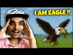 I Became an Eagle and Explored Minecraft Wildlife !!