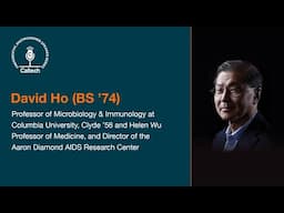 Presidential Distinguished Speaker Series: Dr. David Ho (BS '74)