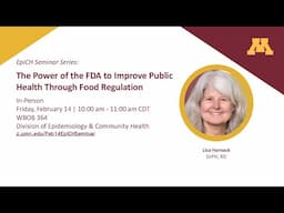 The Power of the FDA to Improve Public Health Through Food Regulation