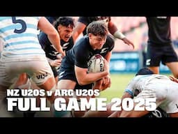 TRC Under 20s New Zealand v Argentina | FULL GAME 2025