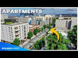 A Lot Of Apartments! - Building A City #135 [Minecraft Timelapse]