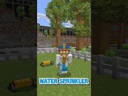 I modded a Sprinkler in Minecraft - thanks Blockbench #short