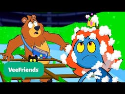 The Great Grizzly Goof-Up: A Truthful Tale! | Vee Friends 🐈‍⬛ | Funny Animal Cartoons For Kids