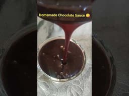 Homemade Chocolate Sauce Recipe #shorts #shazia #viralshort