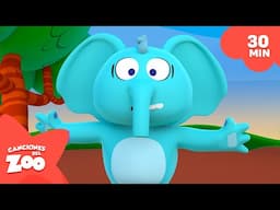 Me pica la espaldita | Canciones del Zoo 🐵 Canciones Infantiles (30 MIN) | El Reino Infantil