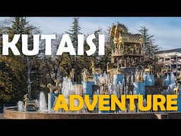 Tasting natural wine in a Soviet palace near Kutaisi (Tskaltubo) #georgia
