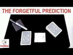 The Forgetful Prediction Card Trick Performance