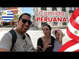Probando COMIDA PERUANA en Uruguay a 40º de Calor!