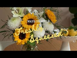 Ways to style Freshly Squeezed