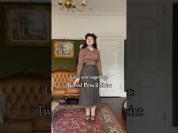 Let’s make a 1950s inspired tweed pencil skirt🪡 #vintageclothing #sewing #1940sfashion #1950sstyle