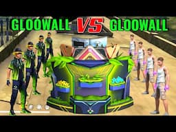 Gloowall vs Gloowall Skin Fight 😈 April Booyah Pass ⚡ New Gloowall Skin Challenge 😎 Garena Free Fire