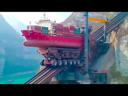China’s Monumental Ship Lift to Transport Ships Over Mountains SHOCKED the US