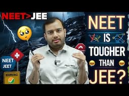 NEET Is Tougher Than JEE Exam! 😠 || Alakh Sir Honest Talk || NEET 2025 || Physics Wallah
