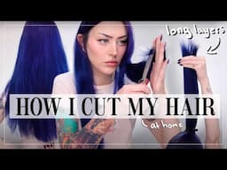THE ULTIMATE HAIR CUTTING GUIDE with long layers! + GIVEAWAY! 🎁
