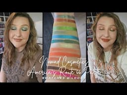 Nomad Cosmetics America's Route 66 Palette Looks and Swatches