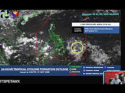 Tropical Update, LPA and moisture builds in across the Philippines