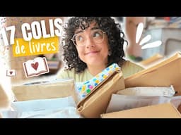 17 colis de LIVRES à ouvrir 📦📚 UNBOXING GÉANT (encore...)