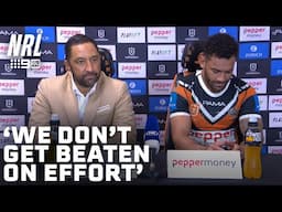 Benji Marshall positive of Tigers spirit: NRL Presser | NRL on Nine