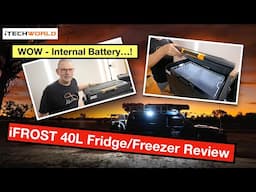 REVIEW - iFrost Fridge Freezer 40L - INTERNAL BATTERY - AMAZING. iTechWorld Innovation.
