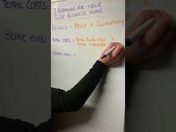 What are the formulas for GCSE business? 🤔 #business #finance #gcsebusiness #revision