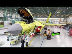 Gripen Factory✈️ Manufacturing SAAB Fighter Jet JAS-39 SuperSonic Production - Assembly line