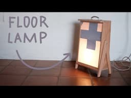 A lamp made from recycled sail