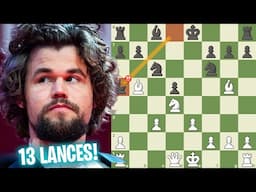 Magnus Carlsen ANIQUILA um 3000+ em Apenas 13 Lances! 😱
