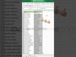 Text Formatting in Excel 🤩 #excel #myexcelonline #shorts