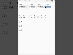 How to Subnet IPv4 in about a minute