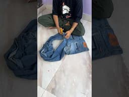 Old jeans 👖 reuse for Doormate #shorts #ytshorts #crafts #reuse